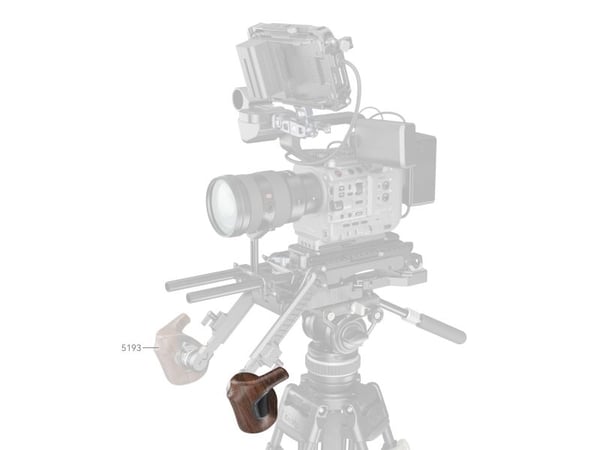 SmallRig 5162, Håndgrep for digitalkamera, Universal, Aluminium, Tre, Aluminium, Tre, 84,5 mm, 86,8 mm