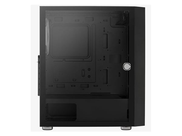 Aerocoolin kotelo AEROCOOL PGS GRAPHITE-G-BK-v2 FRGB kotelo musta