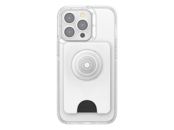 PopSockets 806926, Grep, Gjennomsiktig, Hvit, Alle merker, 1 stykker, 57,4 mm, 87,8 mm