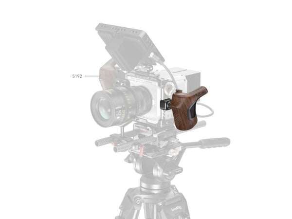 SmallRig 5161, Håndgrep for digitalkamera, Universal, Aluminium, Tre, Aluminium, Tre, 96 mm, 86,8 mm