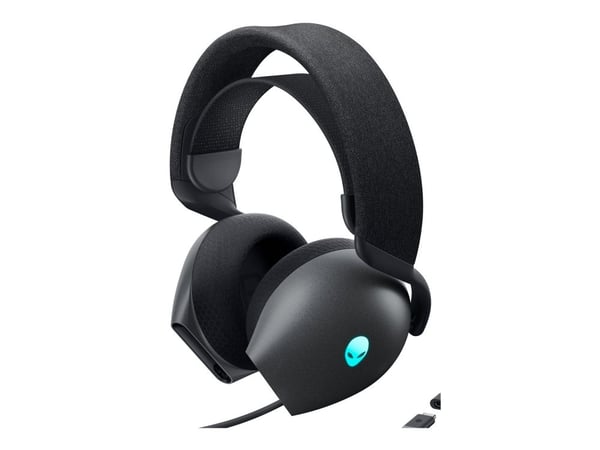 Alienware Tri-Mode Wireless Gaming Headset AW725H - Hodesett - full størrelse - Bluetooth / 2,4 GHz radiofrekvens - trådløs, kablet - 3,5 mm jakk -...