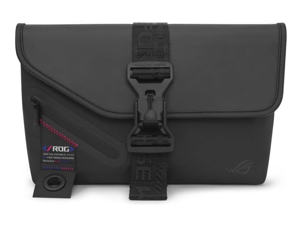 ASUS ROG SLASH Sling Bag 2.0 - Eske for spillekonsoll - polyester, polyuretan (PU), termoplast-polyuretan (TPU) - svart