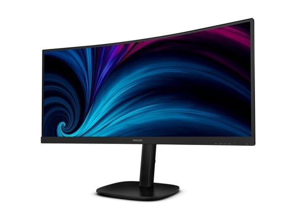 Philips 34B2U3600C - 3000 Series - LED-skjerm - kurvet - 34" - 3440 x 1440 WQHD @ 120 Hz - VA - 3500:1 - HDMI, DisplayPort, USB-C - høyttalere - te...