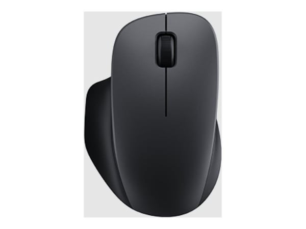Xiaomi - Comfort Edition - mus - ergonomisk - 3 knappar - trådlös - 2.4 GHz - trådlös USB-mottagare - svart