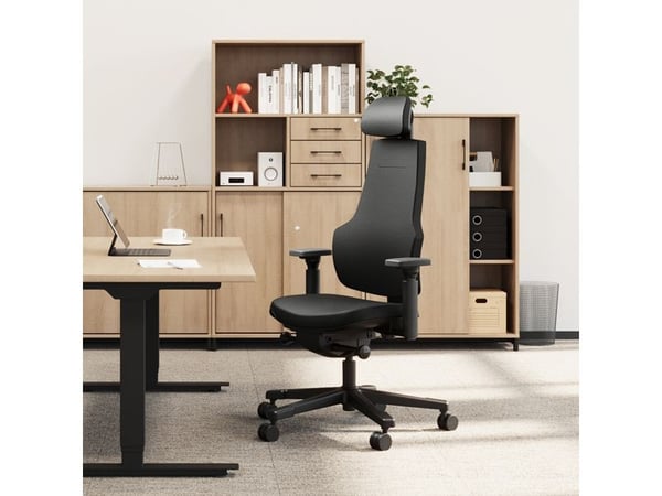 Kontorstol Move_IT PRO, med armlener, svart