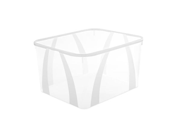 Oppbevaringsboks Rotho Lona, 25 l, transparent
