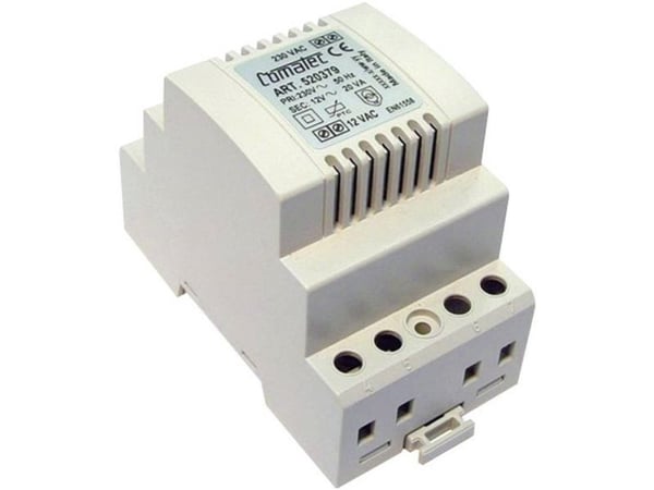 Comatec TBD202012P3 Virtalähde DIN-kiskolle (DIN-kisko) 12 V/AC 1,67 A 20 VA Sisältö 1 kpl