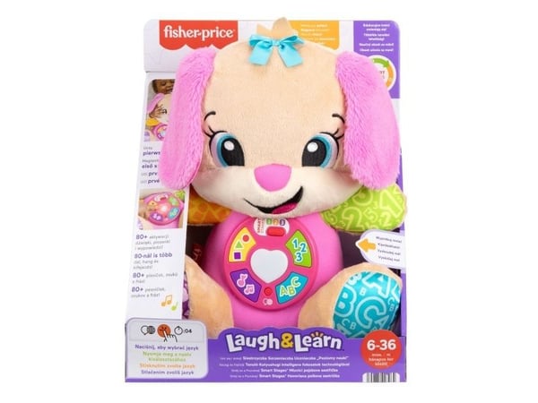 Mattel Fisher-Price "Lær og le!" Puppy Puppy Pupil Educational Sisterhood