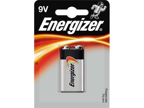 Energizer 638401, Ladattava akku, Alkali, 9 V, 625 mAh, Musta, Harmaa
