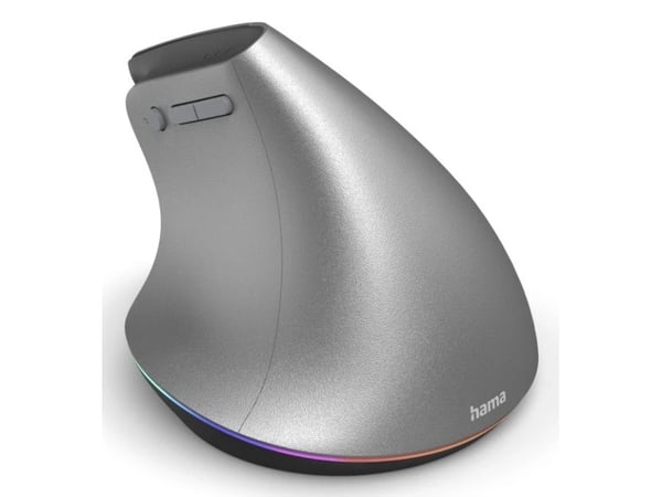 Hama EWM-700R, Høyre hendt, Vertikalt design, Optisk, RF trådløs + Bluetooth, 2400 DPI, Antrasitt
