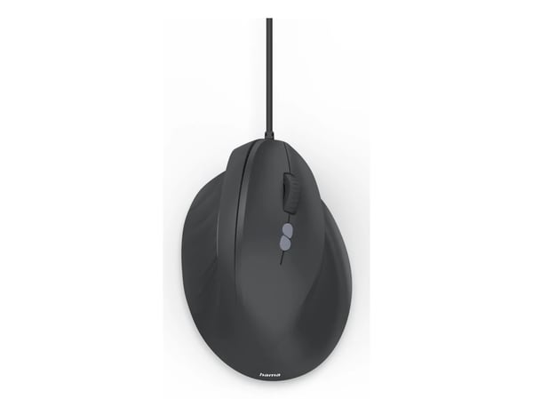Hama ECM-500R, Oikeakätinen, Vaakasuuntainen muotoilu, Optinen, USB A-tyyppi, 1800 DPI, musta