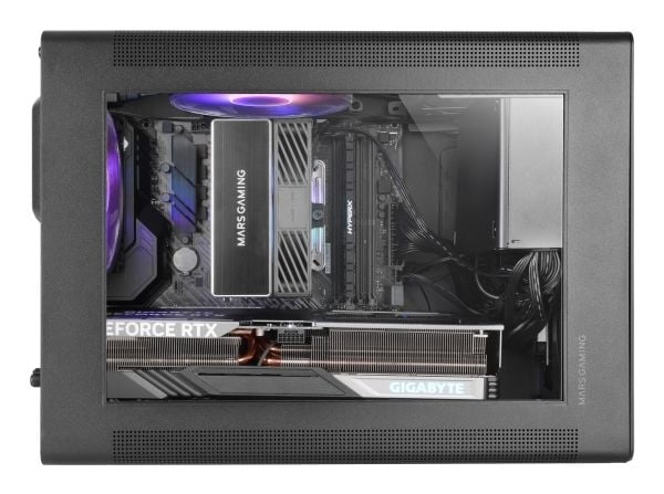 Mars Gaming MC-XPS, Mini Tower, PC, Sort, Micro ATX, Mini-ITX, Netting, Hjem/Kontor
