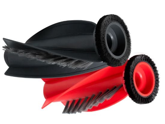 Roborock CP21800, Børste, Robotstøvsuger, Svart, Rød, Gummi, Qrevo/Saros 10, 105 mm