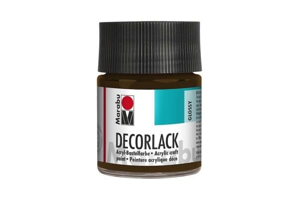 Decorlack 50 ml, mørkebrun 045