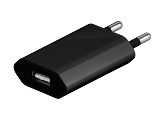 goobay - Strömadapter - 5 Watt - 1 A (USB) - svart