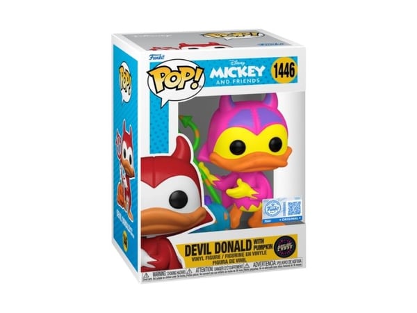 FUNKO POP! Devil Donald with Pumpkin, Keräilyhahmo, Piirretty