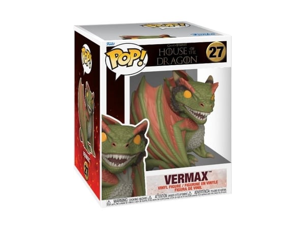 FUNKO POP! Viniline-figur: Game of Thrones: House of the Dragon – Vermax, 15 cm