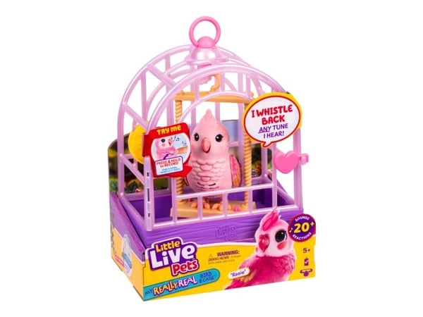LITTLE LIVE PETS MY REALLY REAL BIRD & CAGE ROSIE