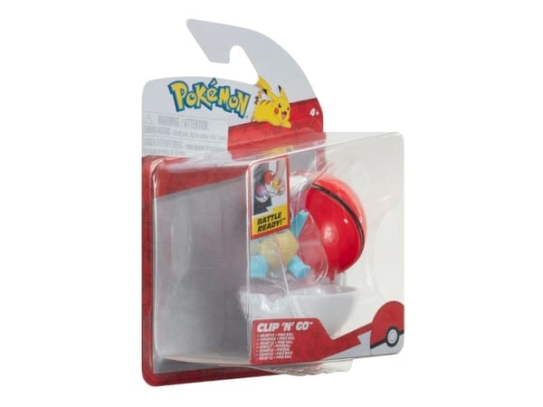 Pokemon Clip 'n Go Squirtle med Pokeball