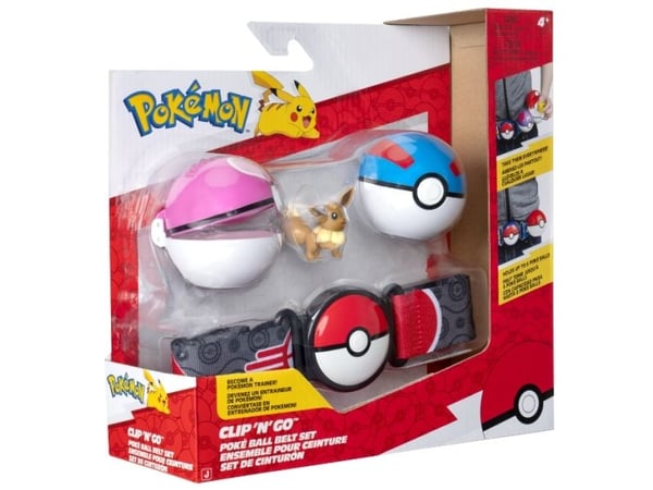 POKEMON CLIP N GO BELT SET EEVEE