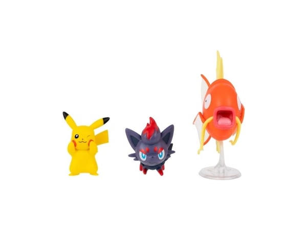 POKEMON BATTLE FIGURE 3 PK PIKACHU/MAGIKARP/ZORUA