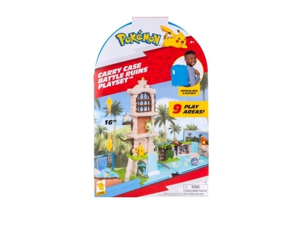 POKEMON CARRY CASE BATTLE RUINS PLAYSET