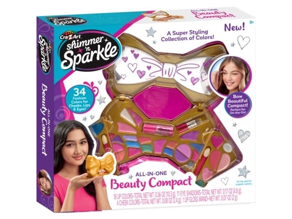 SHIMMER N SPARKLE BOW BEAUTIFUL COMPACT