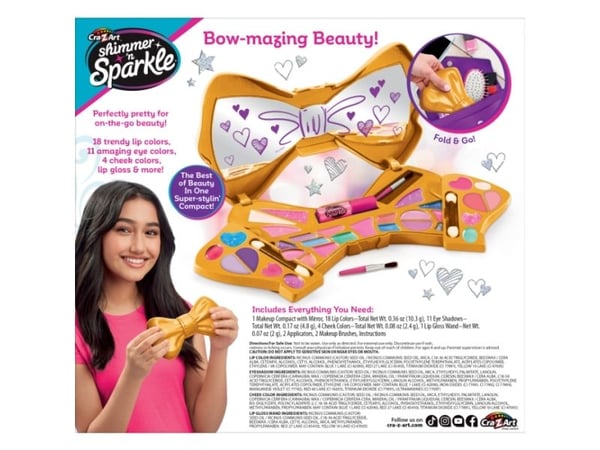 SHIMMER N SPARKLE BOW BEAUTIFUL COMPACT