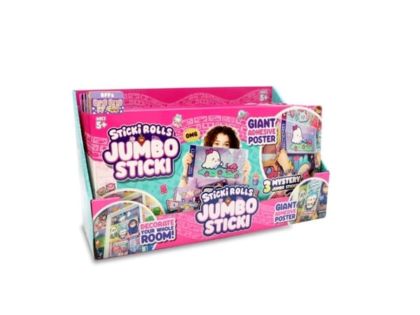 STICKI RULLAT STICKI JUMBO 3KPL ASS CDU