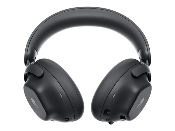 Alienware Pro Wireless Gaming Headset - Hodesett - full størrelse - Bluetooth / 2,4 GHz radiofrekvens - trådløs, kablet - aktiv støydemping - USB -...