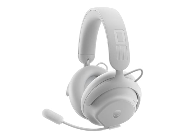 Alienware Pro Wireless Gaming Headset - Hodesett - full størrelse - Bluetooth / 2,4 GHz radiofrekvens - trådløs, kablet - aktiv støydemping - USB -...