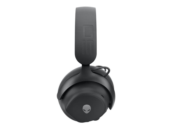 Alienware Pro Wireless Gaming Headset - Hodesett - full størrelse - Bluetooth / 2,4 GHz radiofrekvens - trådløs, kablet - aktiv støydemping - USB -...