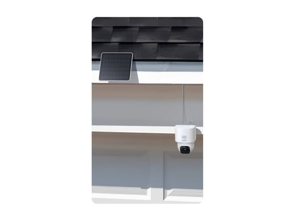 Eufy SoloCam E30 - Nettverksovervåkingskamera - panorering / tipping - lite tårn - utendørs - værbestandig - farge (Dag og natt) - 2304 x 1296 - 2K...