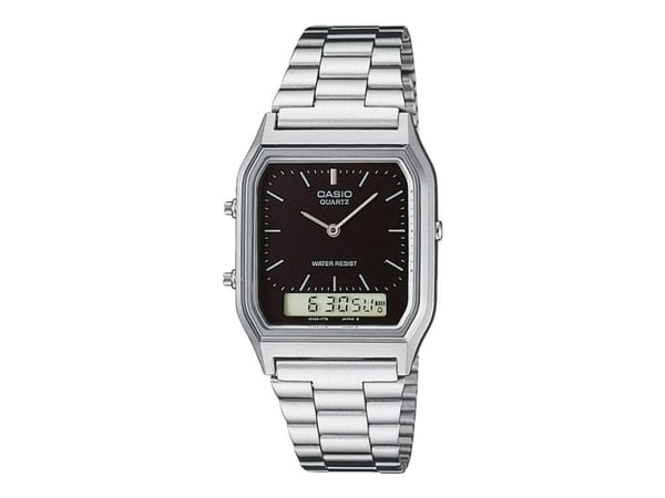 Casio Vintage AQ-230A-1DMQYES - Armbandsur - kvarts - analog+digital - harts