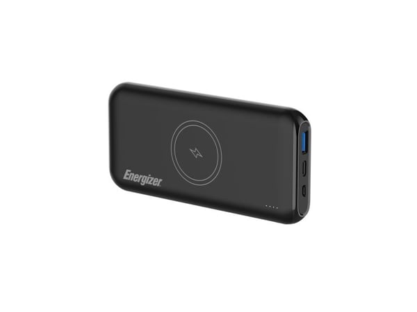 Energizer QE10009PQ, 10000 mAh, Lithium Polymer (LiPo), Trådløs lading, 20 W, Svart