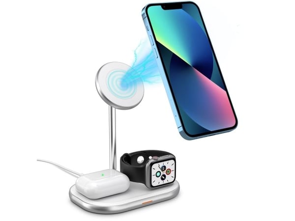 Energizer WCP303, Innendørs, USB, Trådløs lading, Hvit