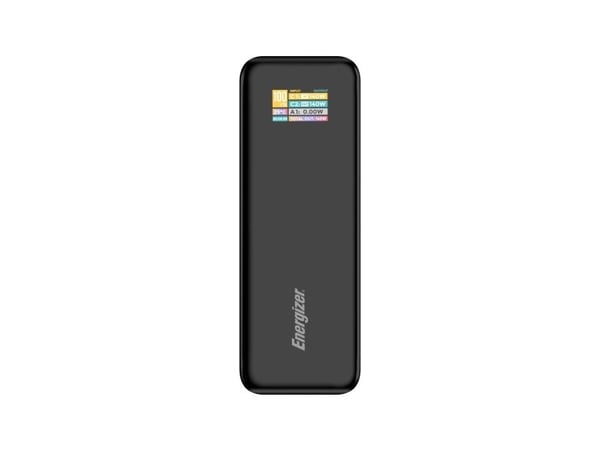 Energizer 140W nopea USB-C PD &amp; USB-A virtalähde, musta