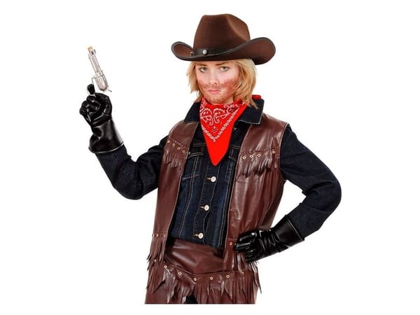 Handskar i läderlook, barn