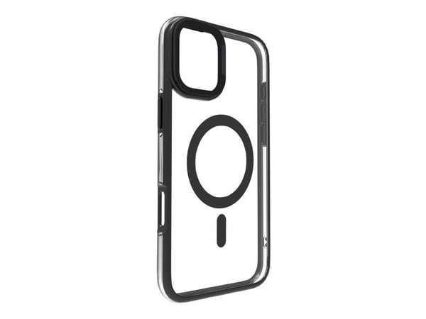 eSTUFF ES67141101, Suojus, Apple, iPhone 16 Plus, 17 cm (6.7"), Läpinäkyvä, musta