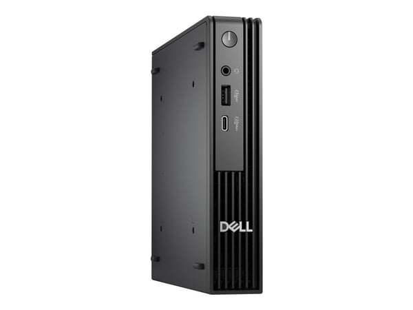 Dell Pro Micro QCM1250 - AI PC - mikro Core i5 i5-14500T / inntil 4.8 GHz - RAM 16 GB - SSD 512 GB - NVMe - UHD Graphics 770 - Gigabit Ethernet, Bl...