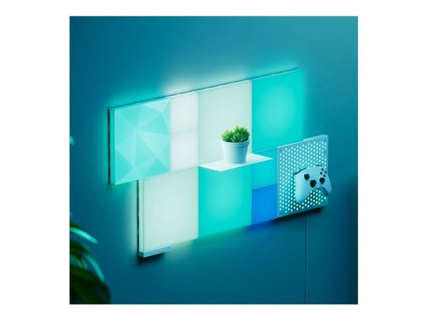 "Nanoleaf Blocks Textured Large Square Accessory Set (2 paneelia) | 16 miljoonaa+ väriä"