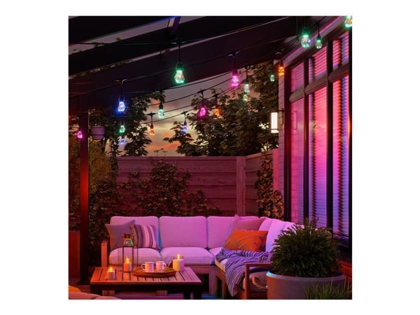 Nanoleaf Nanoleaf Essentials Smart Multicolour Outdoor String Light Expansion Pack - 15m moniväriset ulkovalaisimet, 55 Lm/bulb 24 W 2700 K - 6500 ...