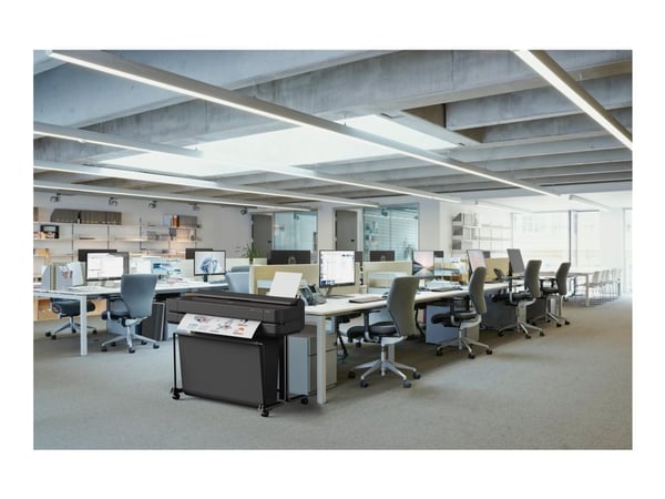 HP DesignJet T650 - 24" storformatsskrivare - färg - bläckstråle - Rulle A1 (61,0 cm x 91,4 m) - 2 400 x 1 200 dpi - upp till 0.43 min/sida (mono)/...
