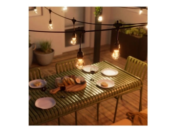 Nanoleaf Nanoleaf Essentials Smart Multicolour Outdoor String Light Expansion Pack - 15m moniväriset ulkovalaisimet, 55 Lm/bulb 24 W 2700 K - 6500 ...