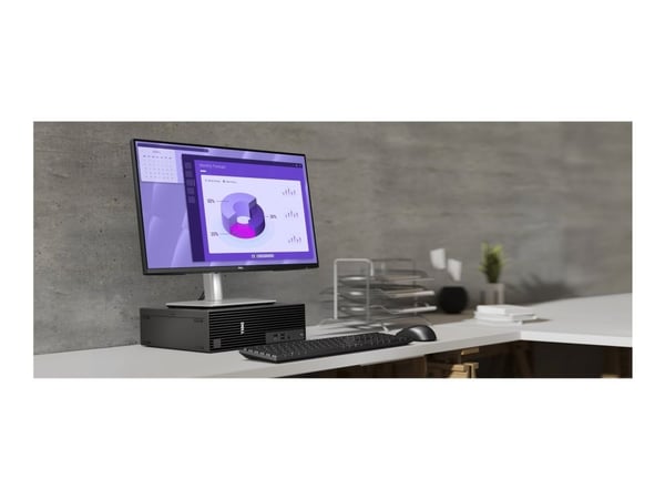 Dell Pro Slim QCS1250 - AI PC - slim desktop Core Ultra 5 235 / inntil 5 GHz - RAM 16 GB - SSD 512 GB - NVMe - Intel Graphics - Gigabit Ethernet - ...