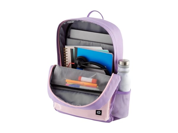 HP - Campus - ryggsäck för bärbar dator - 15.6" - rosa, lavendel, ljuslila
