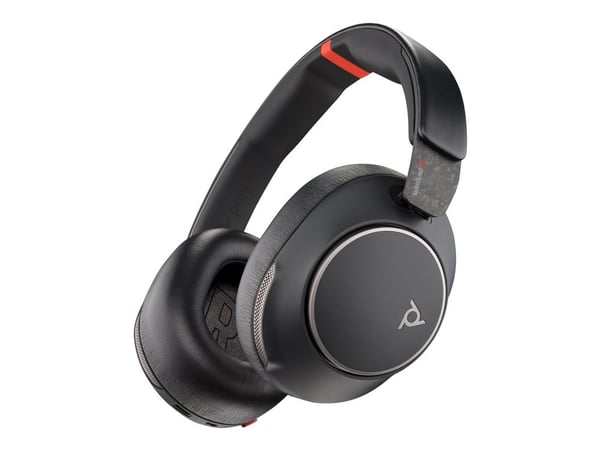 HP Poly Voyager Surround 85 - Voyager Surround 80 series - hodesett - full størrelse - Bluetooth - trådløs - aktiv støydemping - USB-C via Bluetoot...