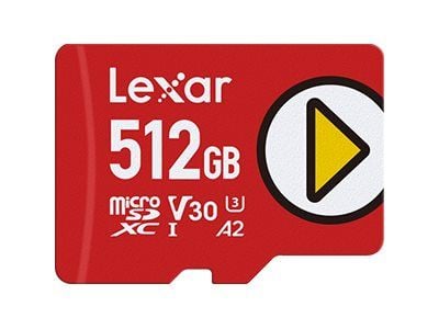 Lexar PLAY | 512 GB | microSDXC | Flashminne klass 30