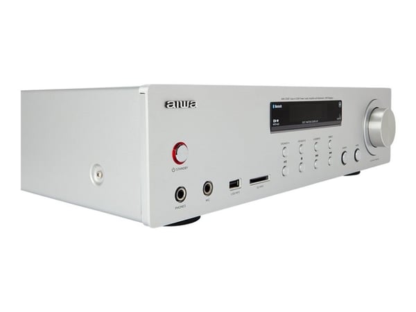 AIWA AMU-120BT - Forsterker - 2 x 60 watt - sølv