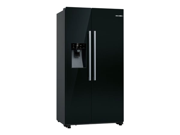 Bosch Serie | 6 KAD93ABEP - Kjøleskap/fryser - side-ved-side med vannautomat, isdispenser - bredde: 90.8 cm - dybde: 70.7 cm - høyde: 178.7 cm - 56...